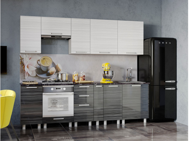 Кухонный гарнитур Кухня Титан прямая 260 см