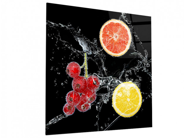 Картина Картина на стекле 40х40 "Водный фрукт 1". арт. WBR-02-1024-03