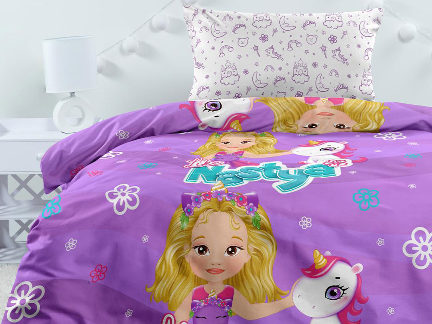 Детский комплект постельного белья Настя и единороги Unicorn's style, поплин, Мультицвет, Настя и единороги Unicorn's style, поплин
Детский комплект постельного белья Настя и единороги Unicorn's style, поплин, Мультицвет, Настя и единороги Unicorn's style, поплин