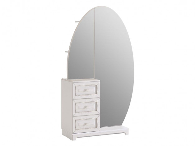Напольное зеркало с ящиками Шкаф комбинированный "Белла" (зеркало)