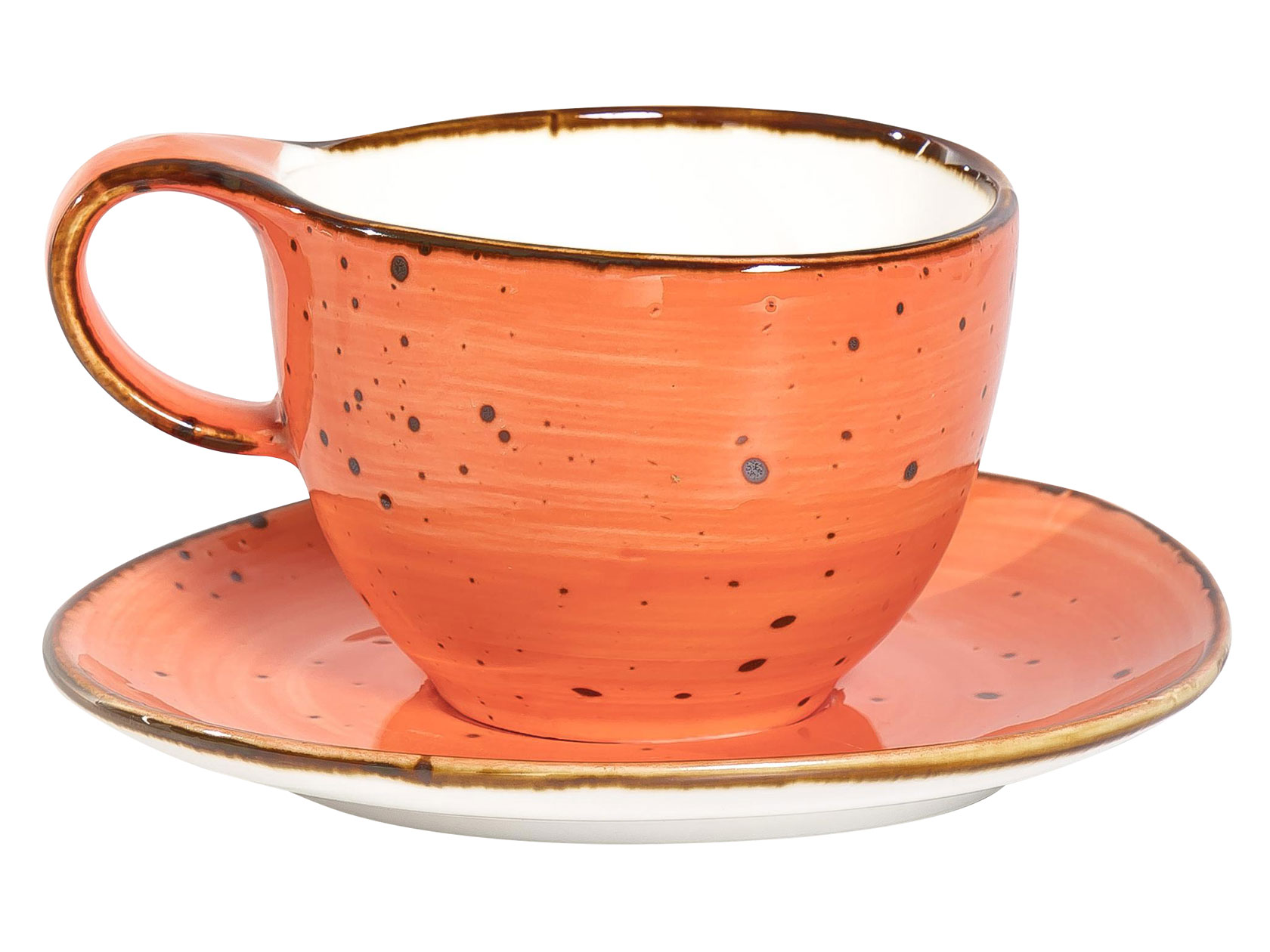Чайная пара ХОРЕКА КОРАЛЛ, набор чайный (2) чашка 250мл + блюдце 160х150мм, индивид.упаковка - гофрокороб Хорека Коралл фото 1