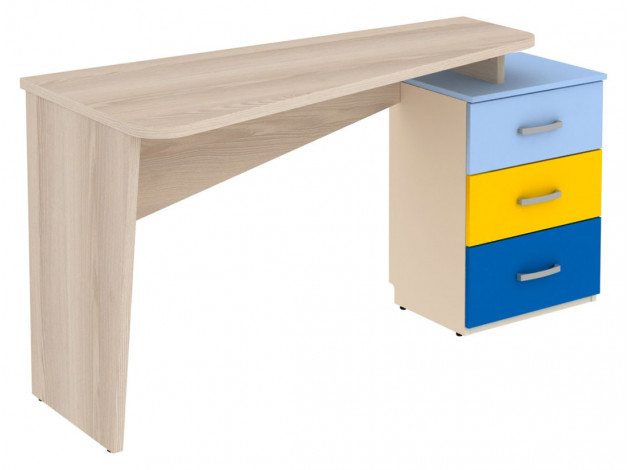 Детский компьютерный стол Стол с тумбой справа Дарина АРТ. УС01 / АРТ. УС02