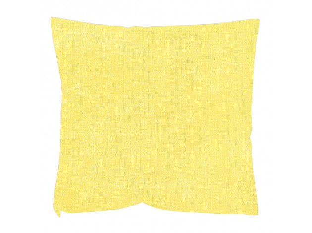 Декоративная подушка Желтый Микровельвет