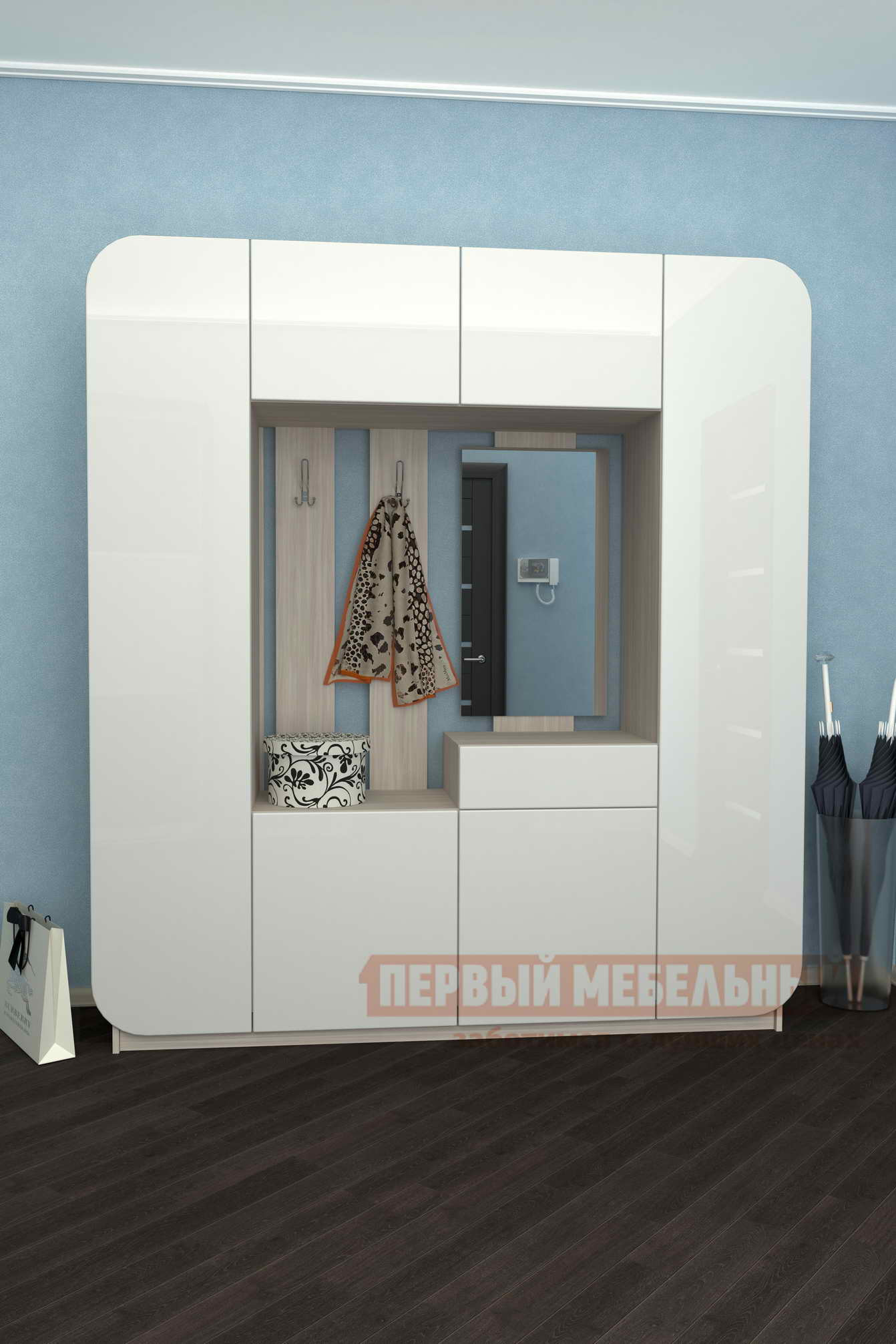 Прихожая Прихожая «Мебелеф-4» Ясень Шимо светлый, Белоснежный глянец 8888, Правый, Белый, Прихожая «Мебелеф-4» Ясень Шимо светлый, Белоснежный глянец 8888, Правый
Прихожая Прихожая «Мебелеф-4» Ясень Шимо светлый, Белоснежный глянец 8888, Правый, Белый, Прихожая «Мебелеф-4» Ясень Шимо светлый, Белоснежный глянец 8888, Правый