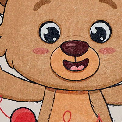 Бежевый / Красный