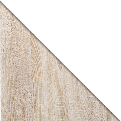 Дуб Сонома / Белый