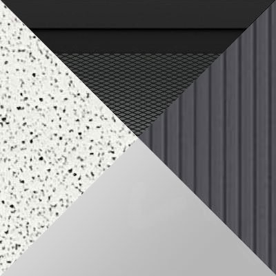 Белый / Бланж / Графит матовый / Черный / столешница Антарес