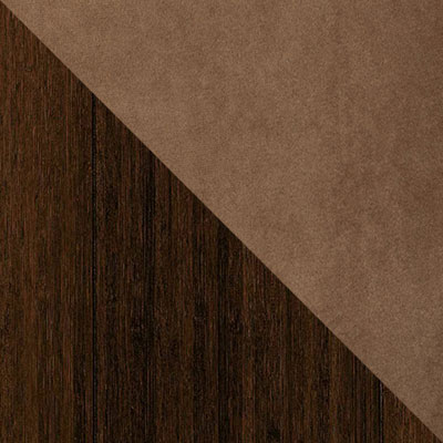 Бежевый, велюр / Темное дерево