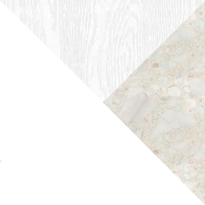 Белый / Акация белая / столешница Калаката