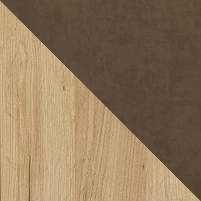 Дуб Крафт, ЛДСП / Шоколад, ткань