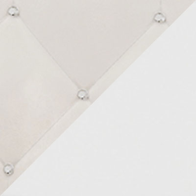 Белый античный / Бежевый, велюр