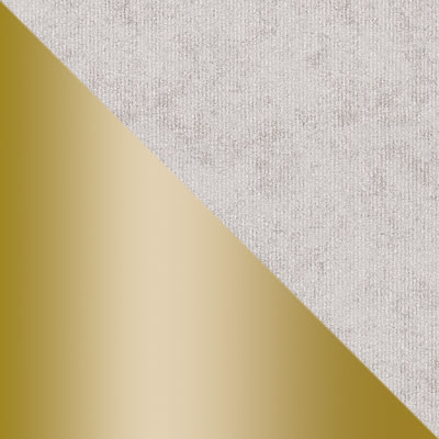 Золото, металл / Крем, велюр