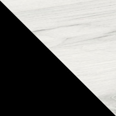 Дуб Эльза, ЛДСП / Черный, металл