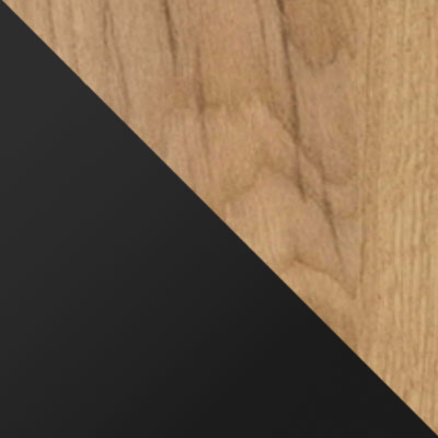 Крафт золотой, ЛДСП / Черный матовый, металл