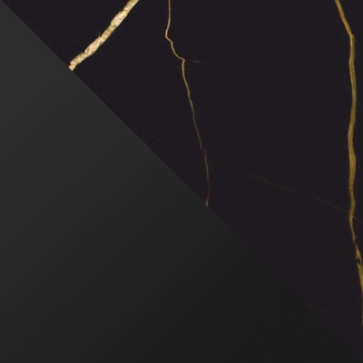 Черное золото, МДФ / Черный матовый, металл