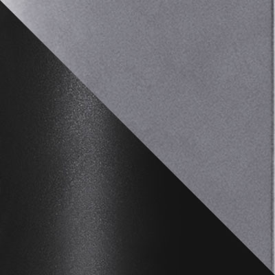 Стальной, микровелюр / Черный, металл