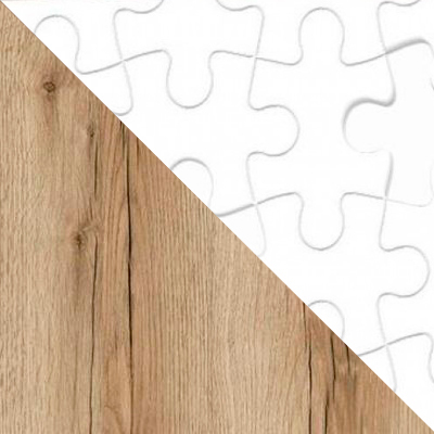 Дуб Делано / Белый пазл