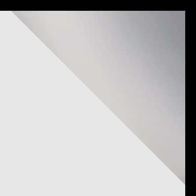 Белый / Зеркало / Черный муар, алюминий