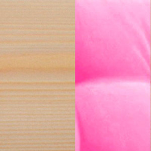 Цвет Сосна натуральная / Розовый, рогожка