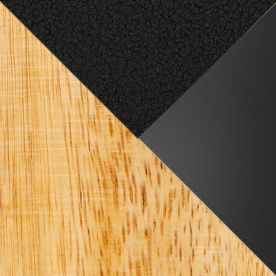 Черный, пластик / Черный, букле / Массив березы