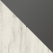 Графит / Дуб Крафт белый