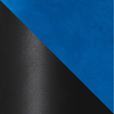 Деним, микровелюр / Черный, металл