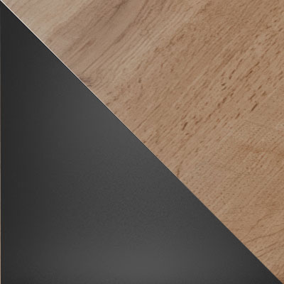 Дуб Вотан, ЛДСП / Черные ножки, пластик