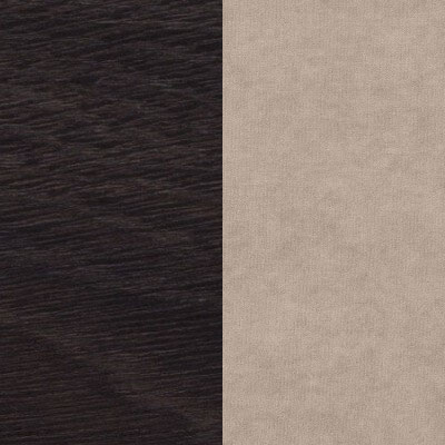 Венге / Бежевый, велюр