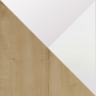 Дуб Вотан / Зеркало / Лакобель белый