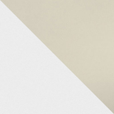 Молочный, микровелюр / Белый, металл