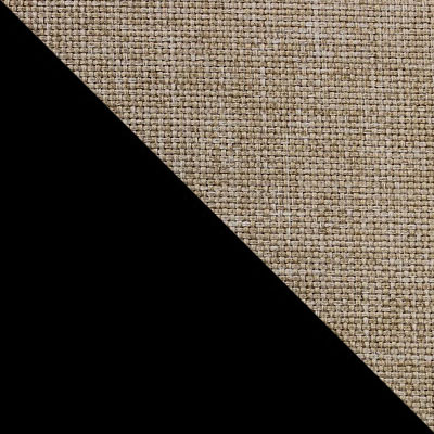 Бежевый, рогожка / Черный, металл