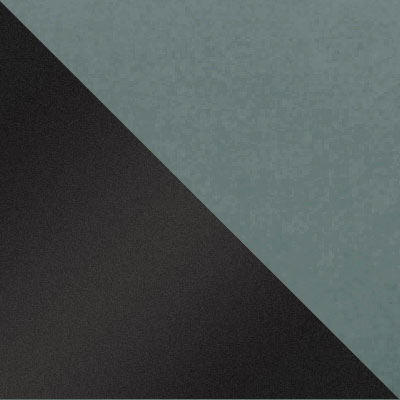 Серо-зеленый, микровелюр / Черный, металл