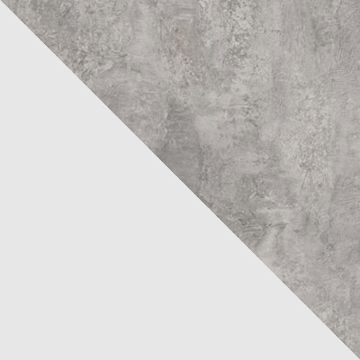 Белый / Цемент светлый