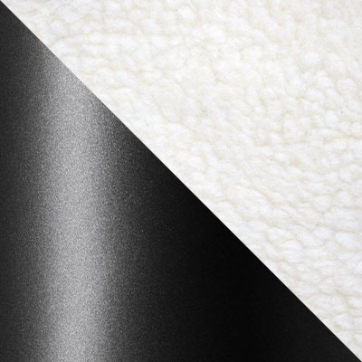 Белый, ткань / Черный, металл