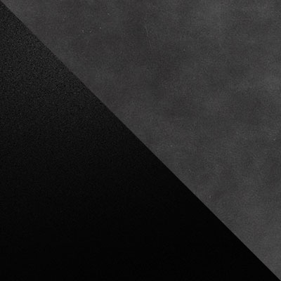 Черный, металл / Серый, экокожа