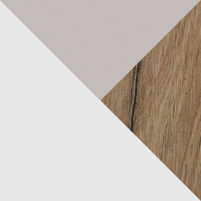 Белый / Канадский Дуб Пацифик / Рубелит