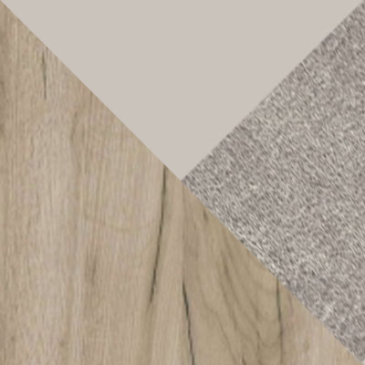 Дуб Крафт серый / Кашемир / Бежевый, велюр