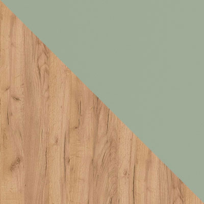 Дуб Крафт золотой / Серо-зеленый