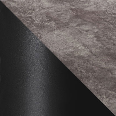 Цемент темный, ЛДСП / Черный, металл