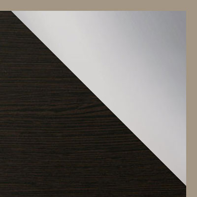 Венге / Зеркало / Шампань, алюминий