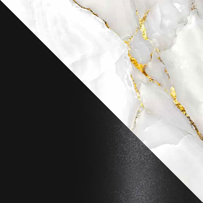 Белое золото / Черный матовый, металл