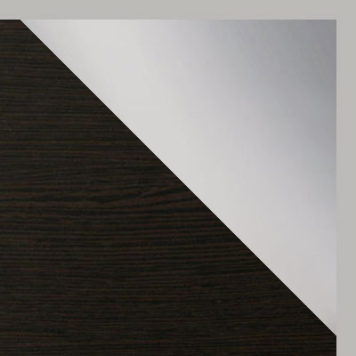 Венге / Зеркало / Серебро, алюминий