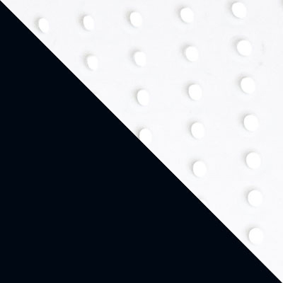 Белый / Черный, пластик