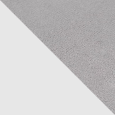 Дым, велюр / Белый, металл