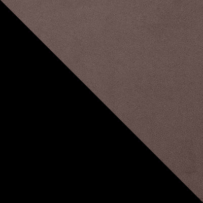 Холодно-коричневый, велюр / Черный, пластик