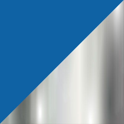 Синий, ткань / Хром, металл