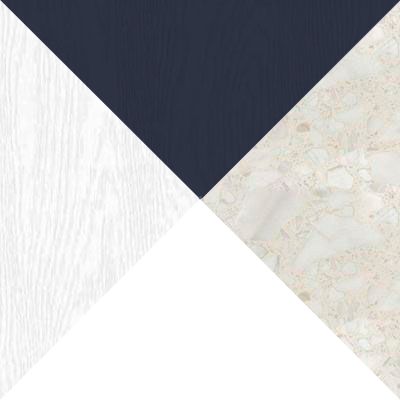 Белый / Акация белая / Сапфир / столешница Калаката