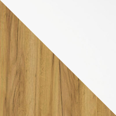 Дуб Крафт золотой / Белый шагрень