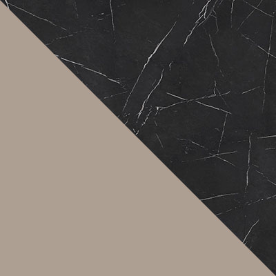 Серый камень / Мрамор черный