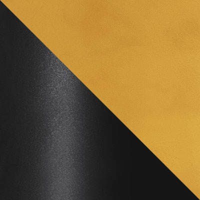 Желтый, микровелюр / Черный, металл
